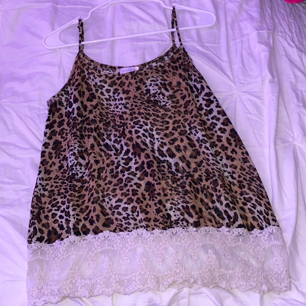 cheetah print tank